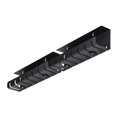 Lot de 2 Bacs de Gestion des Câbles sous Bureau, Longueur 106cm (53cm par Plateau), Organiseur de Câ - StarTech - Switchs et Hubs - visuel 5