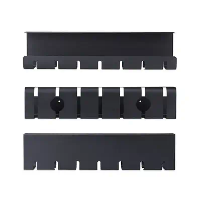 Lot de 2 Bacs de Gestion des Câbles sous Bureau, Longueur 106cm (53cm par Plateau), Organiseur de Câ - StarTech - Switchs et Hubs - visuel 3