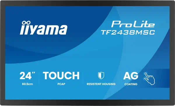 iiyama TF2438MSC-B2 Panneau de commande tactile 60,5 cm (23.8") 1920 x 1080 pixels - Ecran Ordinateur - visuel 3