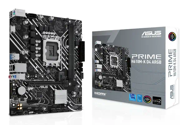 PRIME H610M-K D4 ARGB - Asus - Carte mère - visuel 1