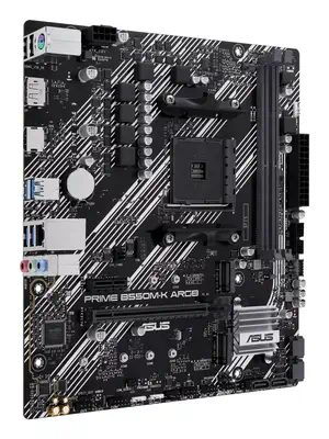 ASUS PRIME B550M-K ARGB AMD B550 Emplacement AM4 micro ATX - Asus - Carte mère - visuel 3