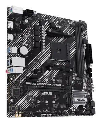 ASUS PRIME B550M-K ARGB AMD B550 Emplacement AM4 micro ATX - Asus - Carte mère - visuel 4