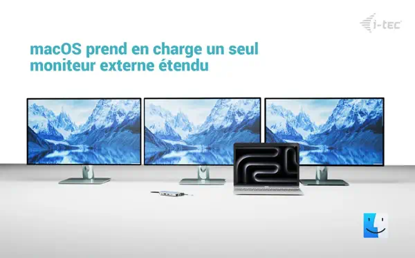 USB-C Metal Nano 3x Display (DP, HDMI and VGA) Docking Station + Power Delivery 100 W - I-Tec - Station d'accueil pour portable - visuel 9
