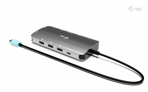 USB-C Metal Nano 3x Display (DP, HDMI and VGA) Docking Station + Power Delivery 100 W - I-Tec - Station d'accueil pour portable - visuel 3