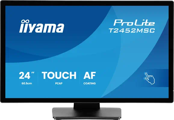 iiyama ProLite T2452MSC-B2 écran plat de PC 61 cm (24") 1920 x 1080 pixels Full HD Écran tactile Noi - Ecran Ordinateur - visuel 3