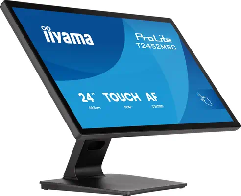 iiyama ProLite T2452MSC-B2 écran plat de PC 61 cm (24") 1920 x 1080 pixels Full HD Écran tactile Noi - Ecran Ordinateur - visuel 1