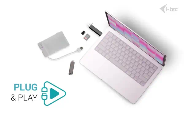 USB-C/USB-A Dongle SD, TF and 2x USB (1x USB-A, 1x USB-C) - I-Tec - Switchs et Hubs - visuel 8