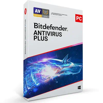Bitdefender Antivirus Plus Sécurité antivirus 1 licence(s) 1 année(s) - Solution sécurité - visuel 1