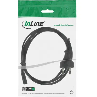InLine 16654 câble électrique Noir 1,8 m - Accessoire Divers - visuel 2