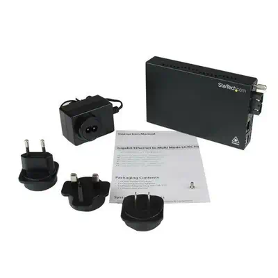 Convertisseur Ethernet Gigabit sur Fibre Optique MultiMode SC - 1000 Mb/s - 550m - StarTech - Accessoire Réseau - visuel 5