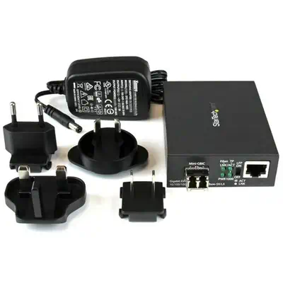 Convertisseur de média Gigabit Ethernet fibre optique compact - 850nm MM LC - 550 m - StarTech - Accessoire Réseau - visuel 5