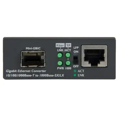 Convertisseur de média Gigabit Ethernet fibre optique avec slot SFP ouvert - StarTech - Accessoire Réseau - visuel 2