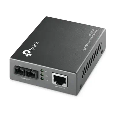 TP-Link Omada MC210CS convertisseur de support réseau 1000 Mbit/s 1310 nm Monomode Noir - Routeur - visuel 1