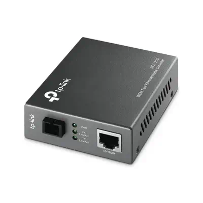 TP-Link MC112CS convertisseur de support réseau 100 Mbit/s Monomode Noir - Accessoire Réseau - visuel 1