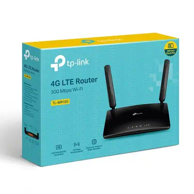 TP-Link TL-MR150 routeur sans fil Fast Ethernet Monobande (2,4 GHz) 4G Noir - Borne Wifi - visuel 4