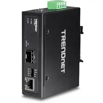 Garantie Trendnet TI-F11SFP convertisseur de support réseau 1000 Mbit/s Noir