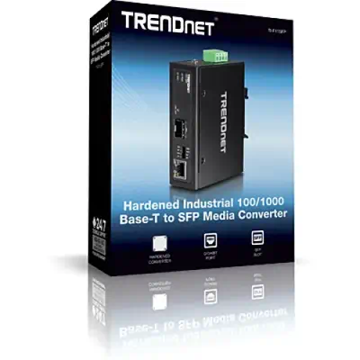 Trendnet TI-F11SFP convertisseur de support réseau 1000 Mbit/s Noir - Accessoire Wifi - visuel 4