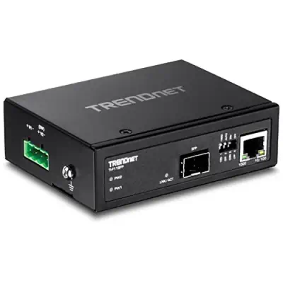 Trendnet TI-F11SFP convertisseur de support réseau 1000 Mbit/s Noir - Accessoire Wifi - visuel 2