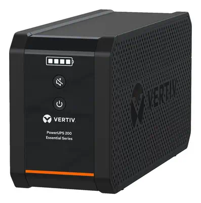 Vertiv PowerUPS 200 Essential PSA6E-600IT-IEC, 600 VA/315 W, AVR, batteries remplaçables par l’utili - Accessoire Onduleur - visuel 1