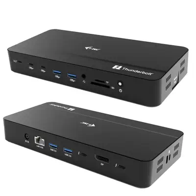 Thunderbolt 5 Triple Display Docking Station, M.2 slot, 6x USB, 2.5GLAN + Power Delivery 140W - I-Tec - Accessoire composant - visuel 1