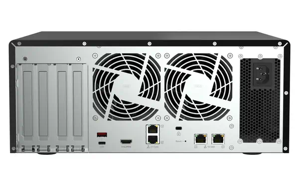 QNAP TS-H1277AFX-R7-32G serveur de stockage NAS Tower AMD Ryzen™ 7 32 Go DDR5 0 To QuTS hero Noir - Serveur NAS - visuel 6