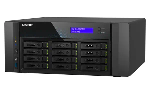 QNAP TS-H1277AFX-R7-32G serveur de stockage NAS Tower AMD Ryzen™ 7 32 Go DDR5 0 To QuTS hero Noir - Serveur NAS - visuel 5