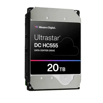 Western Digital Ultrastar DC HC555 disque dur 20 To 7200 tr/min 512 Mo 3.5" Série ATA III - Disque dur Interne - visuel 3