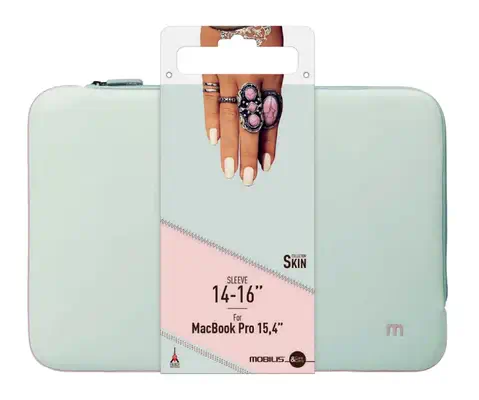 Mobilis 049006 sacoche d'ordinateurs portables 40,6 cm (16") Housse Gris, Rose - Sacoche & Housse - visuel 1