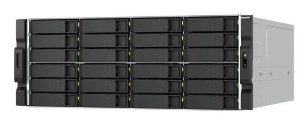 QNAP TS-h2477AXU-RP Serveur de stockage Rack (4 U) AMD Ryzen™ 7 7745 32 Go DDR5 0 To QNAP QTS Noir,  - Serveur NAS - visuel 1