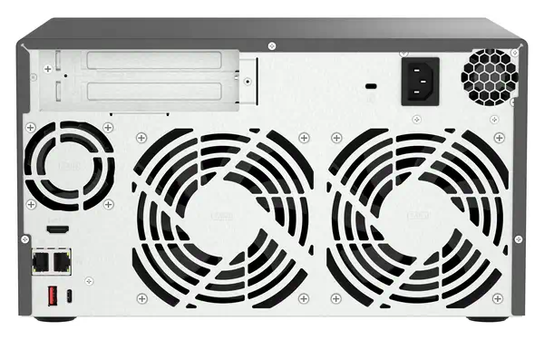 QNAP TVS-H874T-I7-32G serveur de stockage NAS Tower Intel® Core™ i7 32 Go DDR4 0 To QNAP QTS Noir - Serveur NAS - visuel 2