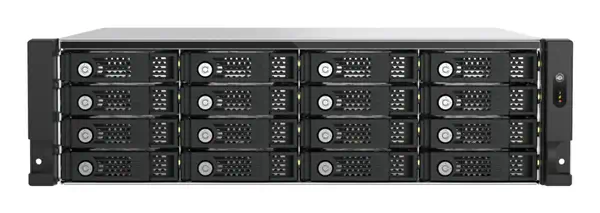 QNAP TL-R1600PES-RP Boîtier de disques de stockage Boîtier disque dur/SSD Noir, Gris 2.5/3.5" - Serveur NAS - visuel 2