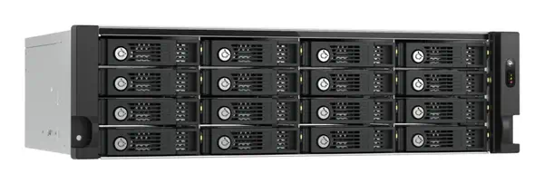 QNAP TL-R1600PES-RP Boîtier de disques de stockage Boîtier disque dur/SSD Noir, Gris 2.5/3.5" - Serveur NAS - visuel 3