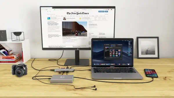 USB-C Metal Nano Docking Station 4K HDMI LAN with Power Delivery 100W + i-tec Universal Charger 100W - I-Tec - Switchs et Hubs - visuel 7