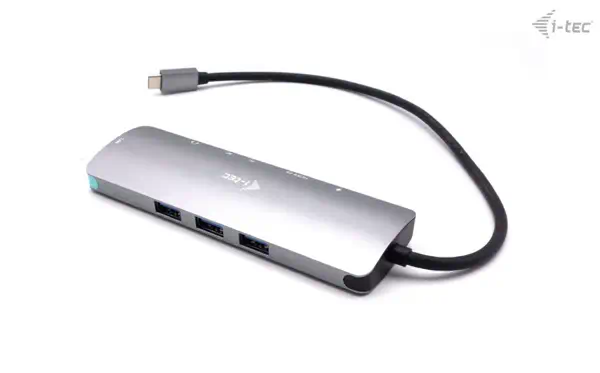 USB-C Metal Nano Docking Station 4K HDMI LAN with Power Delivery 100W + i-tec Universal Charger 100W - I-Tec - Switchs et Hubs - visuel 2