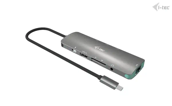 USB-C Metal Nano Docking Station 4K HDMI LAN with Power Delivery 100W + i-tec Universal Charger 100W - I-Tec - Switchs et Hubs - visuel 3