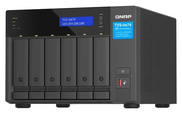 QNAP TVS-H674T-I5-32G serveur de stockage NAS Tower Intel® Core™ i5 i5-12400 32 Go DDR4 HDD QNAP QTS - Serveur NAS - visuel 6