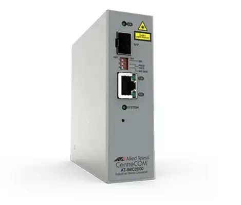Allied Telesis AT-IMC2000T/SP-980 convertisseur de support réseau 1000 Mbit/s 850 nm Gris - Carte Réseau - visuel 1