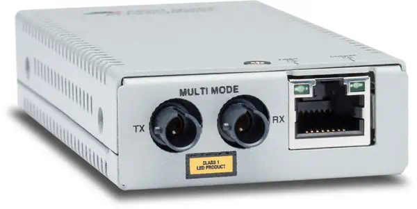 Allied Telesis AT-MMC2000/ST-960 convertisseur de support réseau 1000 Mbit/s 850 nm Multimode Gris - Carte Réseau - visuel 1
