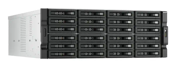 QNAP TL-R2400PES-RP Boîtier de disques de stockage Boîtier disque dur/SSD Noir, Gris 2.5/3.5" - Serveur NAS - visuel 3