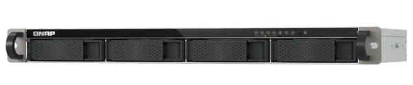 QNAP TS-433eU NAS Rack (1 U) Cortex-A Cortex-A55 4 Go 0 To QNAP Turbo System Noir - Serveur NAS - visuel 1