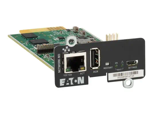 EATON CyberSecure M3 Gigabit Network Card with Temperature and Humidity Sensor for Eaton UPS - Carte Réseau - visuel 1