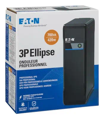 Eaton 3P Ellipse alimentation d'énergie non interruptible Veille 0,7 kVA 420 W 4 sortie(s) CA - Onduleur - visuel 6