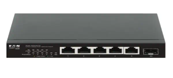 Eaton NG5POE-M2 commutateur réseau Noir - Carte Réseau - visuel 3