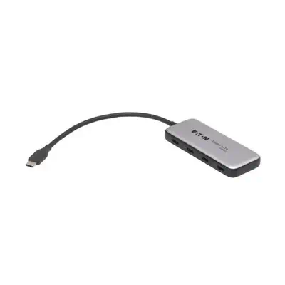 Eaton U460-004-4C-G2C station d'accueil Avec fil USB 3.2 Gen 2 (3.1 Gen 2) Type-C Noir, Gris - Carte Réseau - visuel 4