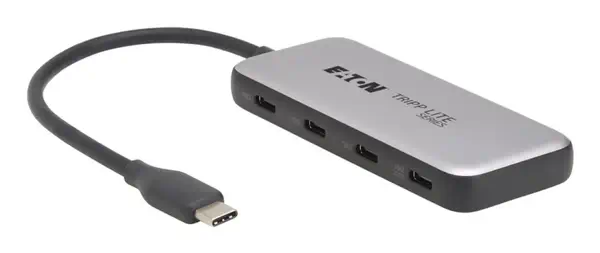 Tripp Lite U460-004-4C-G2C hub & concentrateur USB 3.2 Gen 2 (3.1 Gen 2) Type-C 10000 Mbit/s Gris - Carte Réseau - visuel 1