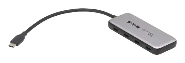 Tripp Lite U460-004-4C-G2C hub & concentrateur USB 3.2 Gen 2 (3.1 Gen 2) Type-C 10000 Mbit/s Gris - Carte Réseau - visuel 4