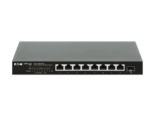 EATON 8-Port 2.5Gbps Desktop Gigabit Ethernet Unmanaged Switch with PoE+ Pass-Through 100W Metal Enc - Eaton - Carte Réseau - visuel 4
