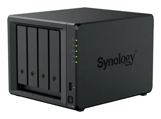 Synology DiskStation DS925+ serveur de stockage NAS Ryzen Embedded V1500B 4 Go DDR4 0 To Noir - Serveur NAS - visuel 3