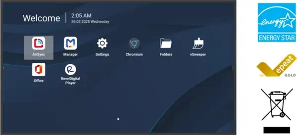 Viewsonic CDE4331-1C Écran d'affichage dynamique Écran plat de signalisation numérique 109,2 cm (43" - Affichage dynamique - visuel 8