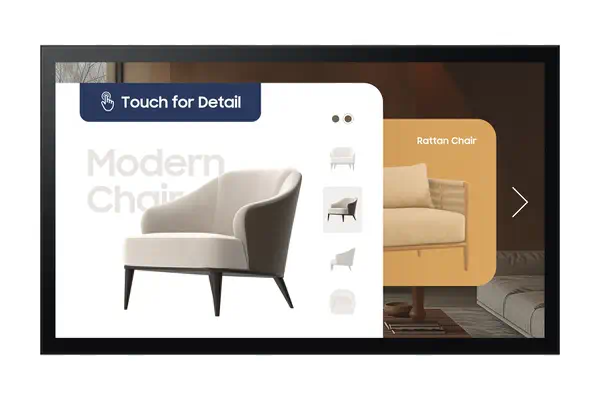 32" QM32R-T Full HD Digital Signage - Samsung - Affichage dynamique - visuel 1